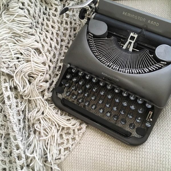 Grace Notes | The Magic of Writing on a Typewriter