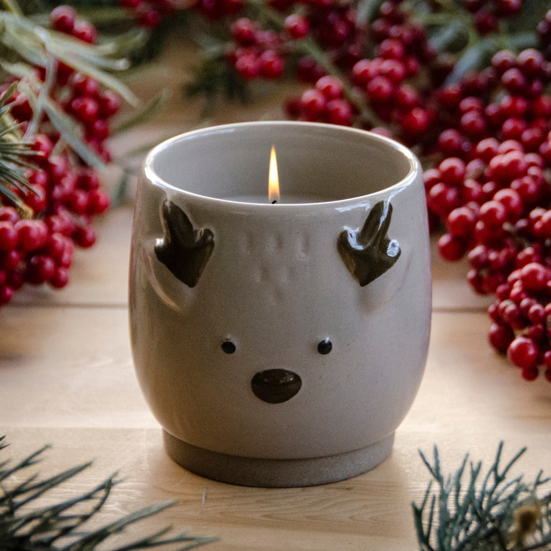 Reindeer Candle